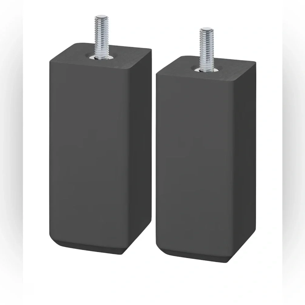 IKEA STUBBARP 705.139.16 Legs dark gray 2pack New